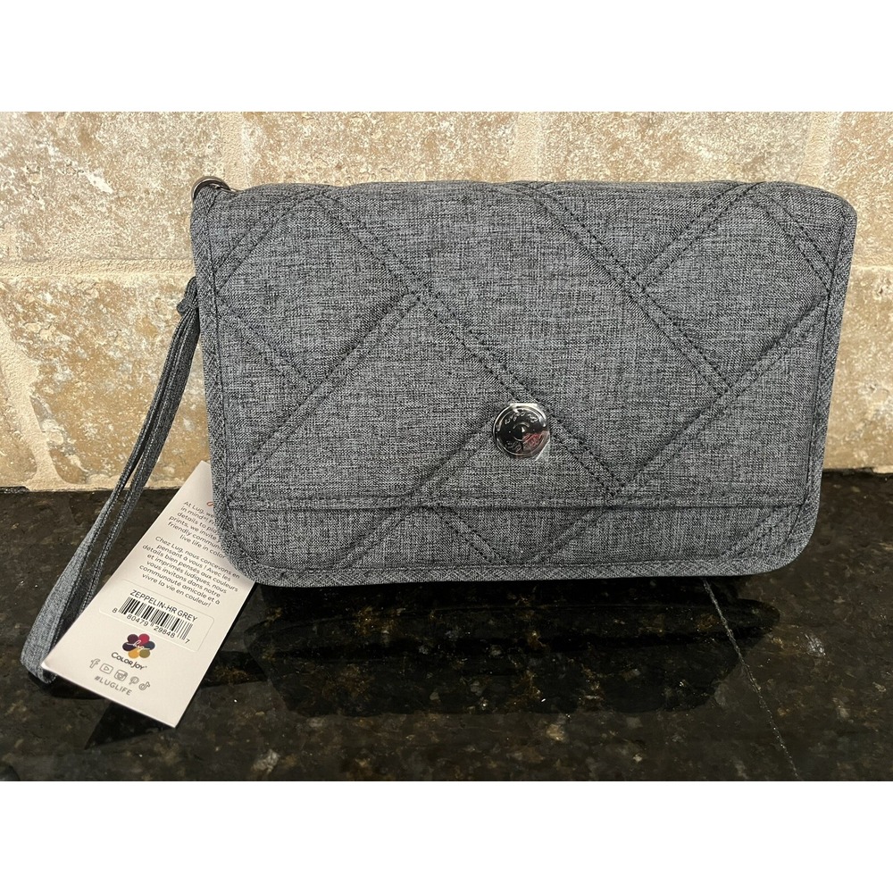 Lug Zeppelin Grey Wristlet Wallet - NEW with Tags